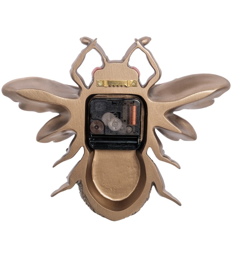 Настенные часы в стиле Стимпанк Пчела Veronese WS-1062, оборотная сторона