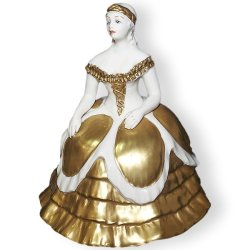 Фарфоровая статуэтка колокольчик Маленькая леди