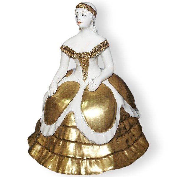 Фарфоровая статуэтка колокольчик Маленькая леди