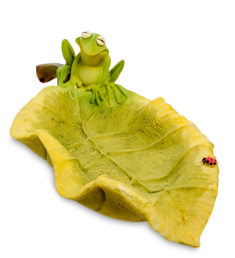 Фигурка Лягушка на листе The Comical World of Stratford RV-883