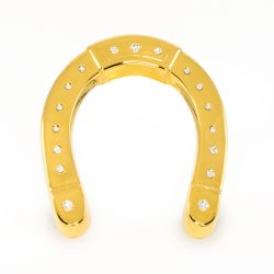 Статуэтка Золотая подкова со Swarovski коллекция Emozioni