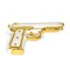 Статуэтка Пистолет с золотым декором коллекция Pistolleto Migliore De Luxe 26602