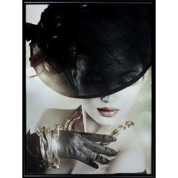 Картина Женское украшение - Игра золота c кристаллами Swarovski