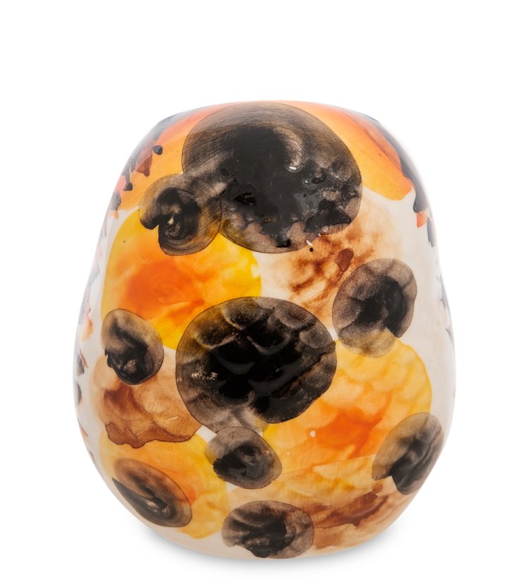 Фигурка Сова Софья Цветная гжель ГЛ-272, фотография со спины