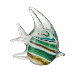 Статуэтка из Муранского стекла Зеленая рыбка