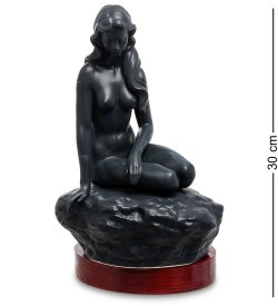Статуэтка Черная обнаженная девушка на подставке