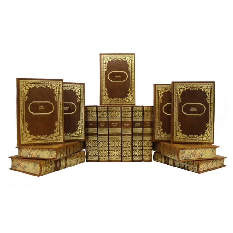 Книги кожаном переплете Библиотека зарубежной классики в 100 томах BG3334M, фотография 2