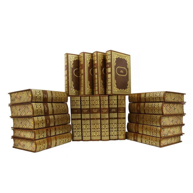 Книги кожаном переплете Библиотека зарубежной классики в 100 томах BG3334M, фотография 3