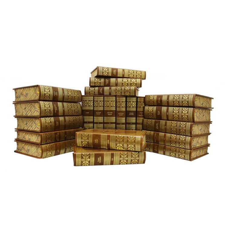 Книги кожаном переплете Библиотека зарубежной классики в 100 томах BG3334M, фотография 6