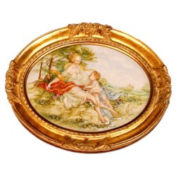 Барельеф Сельский пейзаж