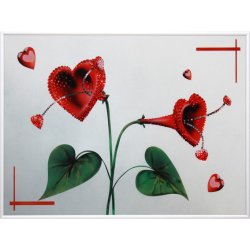 Картина Голос сердца c кристаллами Swarovski