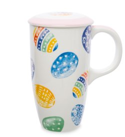 Кружка из фарфора Пасхальные Узоры