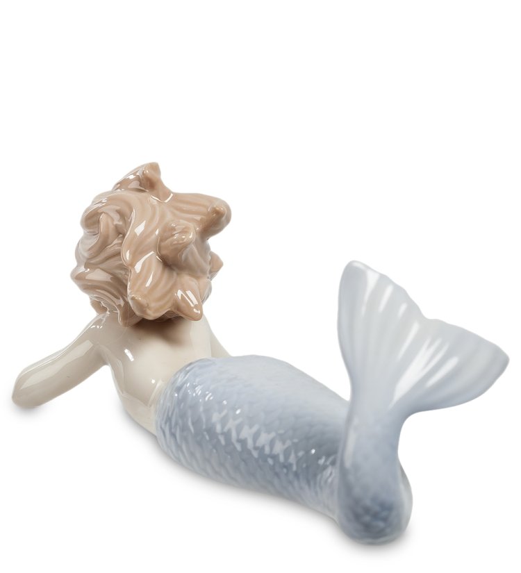 Фарфоровая фигурка Русалка Pavone JP-17/ 1, фотография со спины