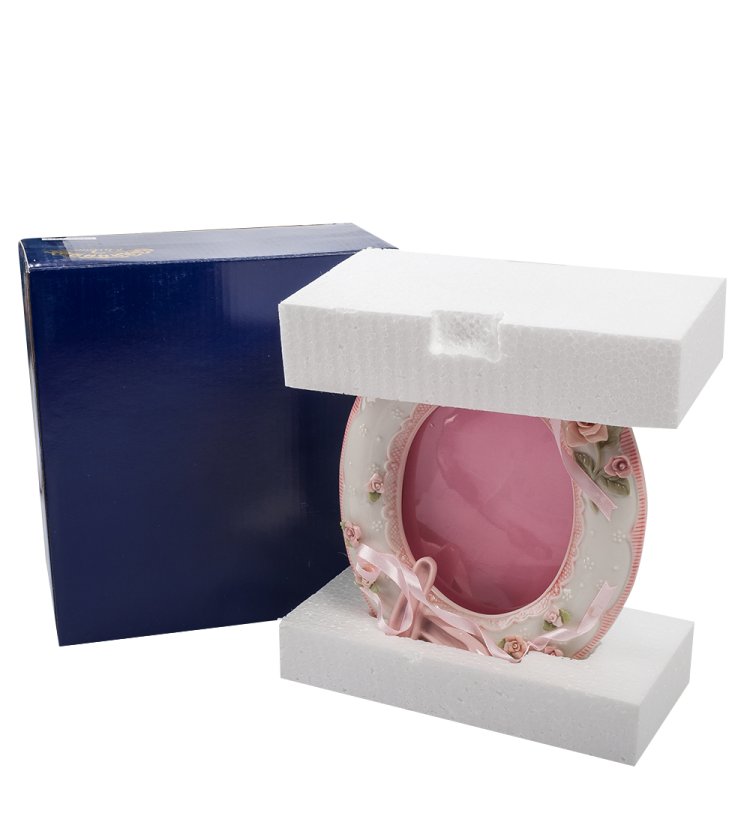 Овальная Фоторамка из керамики Балетки Pavone CMS-19/ 7, фотография в упаковке