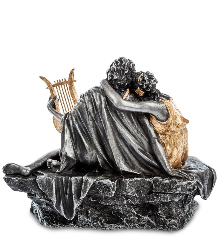 Статуэтка Елена и Парис - Золотые Детали Veronese WS-647, оборотная сторона