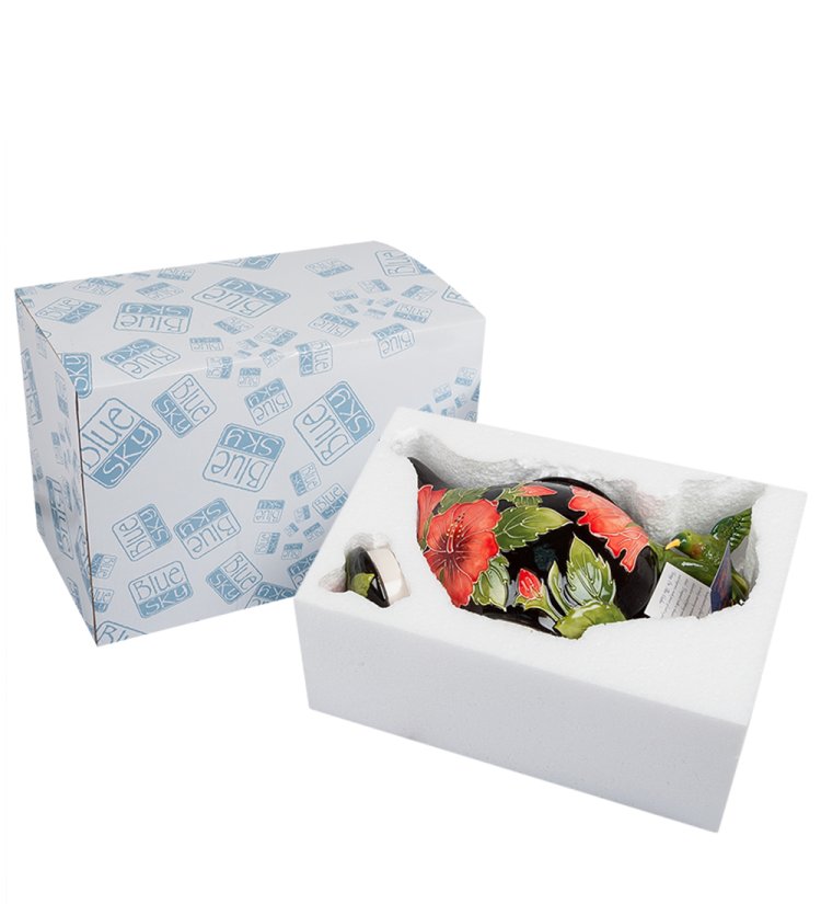 Заварочный чайник Гибискус Blue Sky BS-119, фотография в упаковке