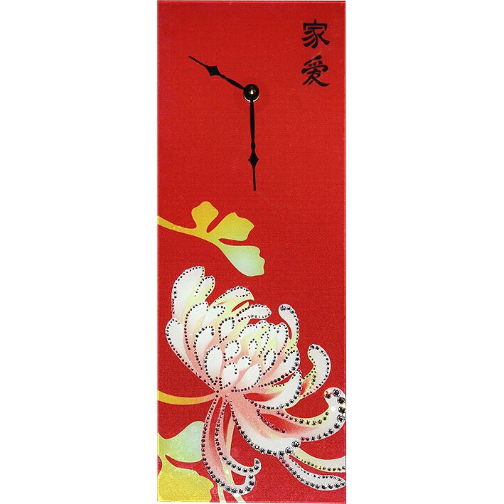 Часы с кристаллами Swarovski - Хризантема