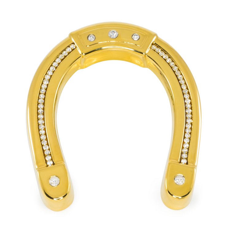 Статуэтка Золотая подкова с кристаллами коллекция Emozioni Migliore De Luxe 26861