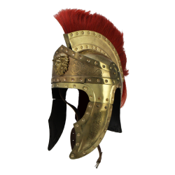 Шлем преторианский с красным плюмажем