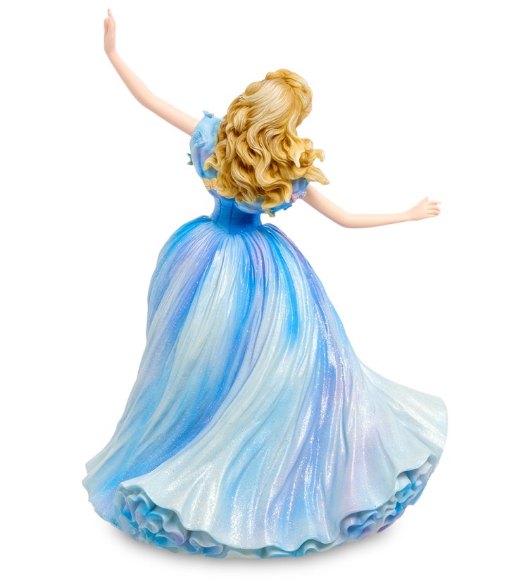 Статуэтка Танцующая Синдерелла в роли Лили Джеймс Disney Showcase, оборотная сторона