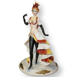Фарфоровая статуэтка Танцовщица кабаре