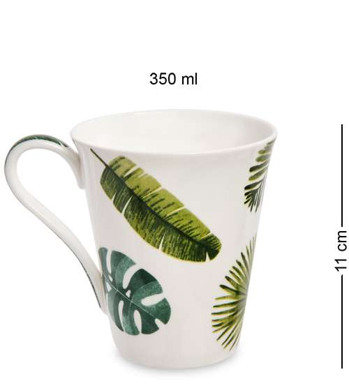 Кружка из фарфора Жирафы Pavone JK-324, оборотная сторона