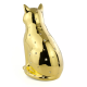 Статуэтка золотая кошка коллекция Giardino Migliore De Luxe 30135, оборотная сторона