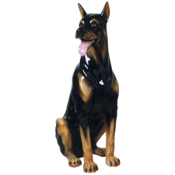 Статуэтка собаки Добермана в натуральную величину