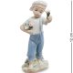 Статуэтка из фарфора Мальчик Юный садовник Pavone JP-45/30