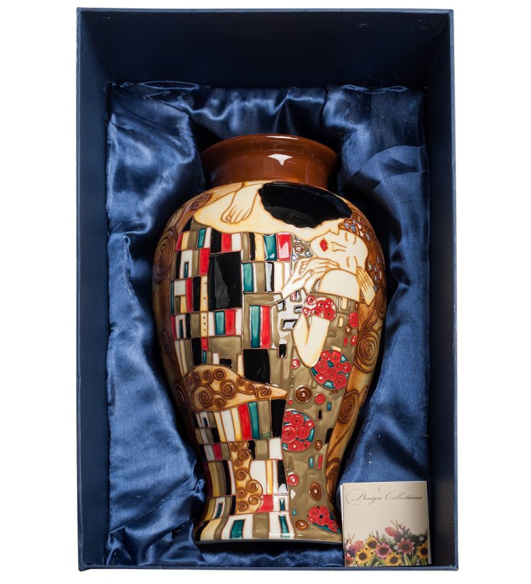 Ваза для цветов из фарфора Поцелуй Pavone JP-660/ 1, фотография в упаковке