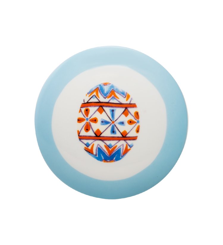 Кружка из фарфора Пасхальный Орнамент Pavone JK-289, вид сверху