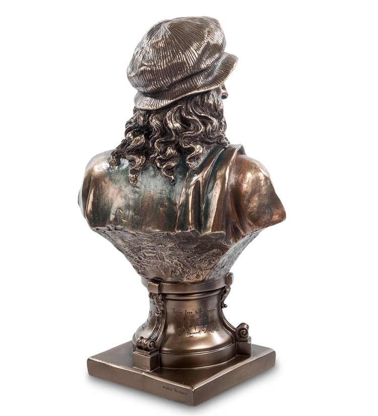 Статуэтка Леонардо да Винчи Veronese WS-68/ 1, оборотная сторона