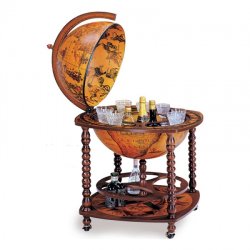 Глобус-бар с подставкой для бутылок