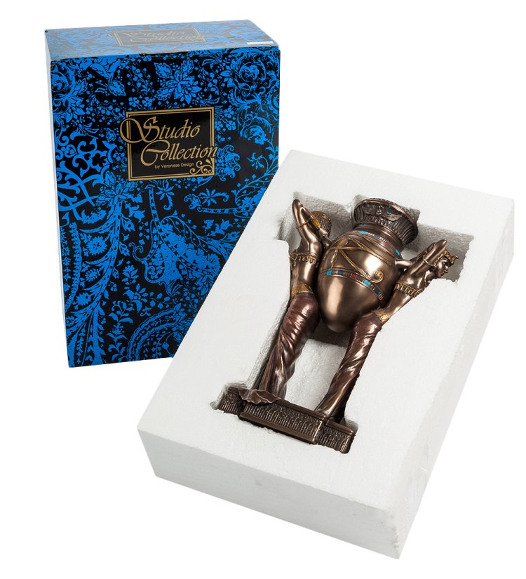 Статуэтка Египтянки с вазой Veronese WS-490/ 1, упаковочный вид