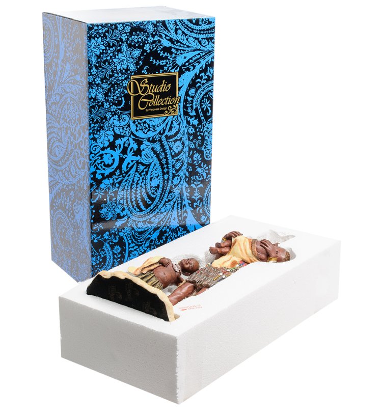 Статуэтка Африканка с детьми Veronese WS-728, упаковочный вид