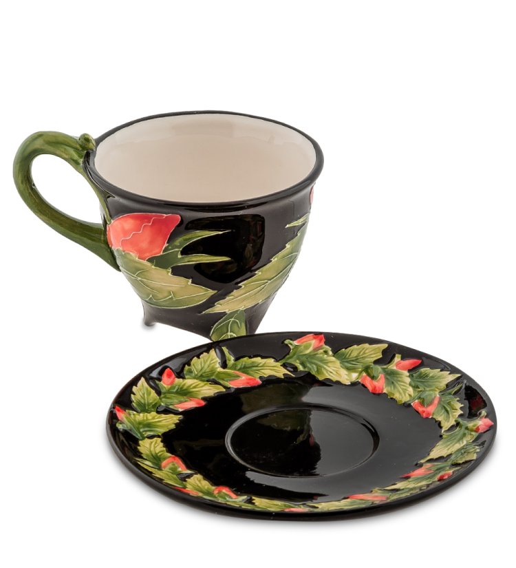 Чайная пара Гибискус Blue Sky BS-120, фотография сбоку