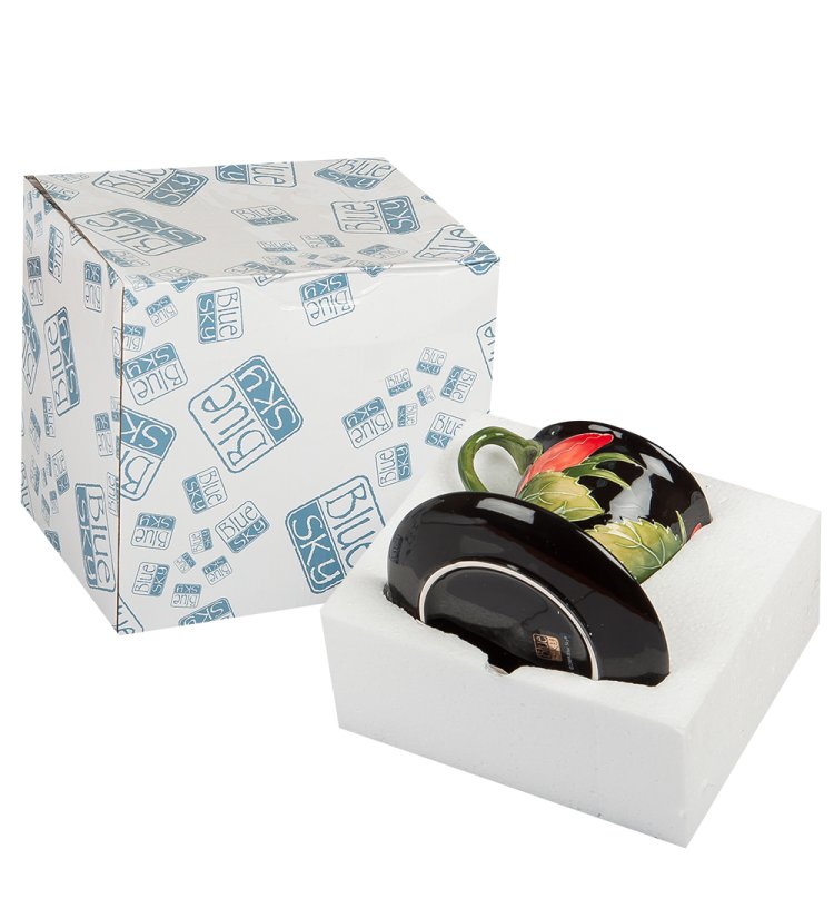 Чайная пара Гибискус Blue Sky BS-120, фотография в упаковке