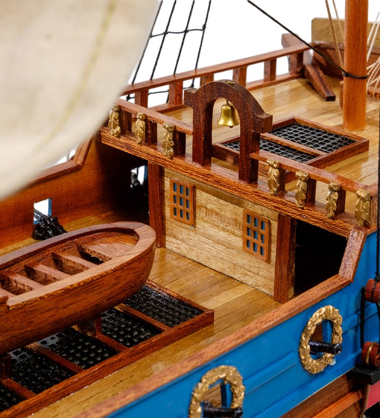 Модель корабля Гото Предестинация, фотография палубы