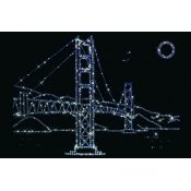 Картина Сан-Франциско c кристаллами Swarovski