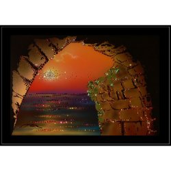 Картина Волшебный мир приключений c кристаллами Swarovski