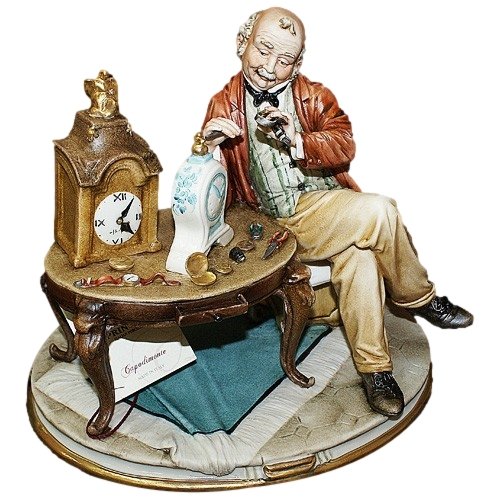 Статуэтка из фарфора Часовщик