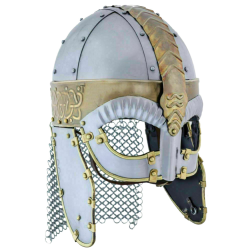 Шлем Викингов с кольчужной защитой Волк