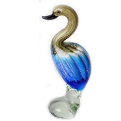 Статуэтка из Муранского стекла Голубокрылый Фламинго