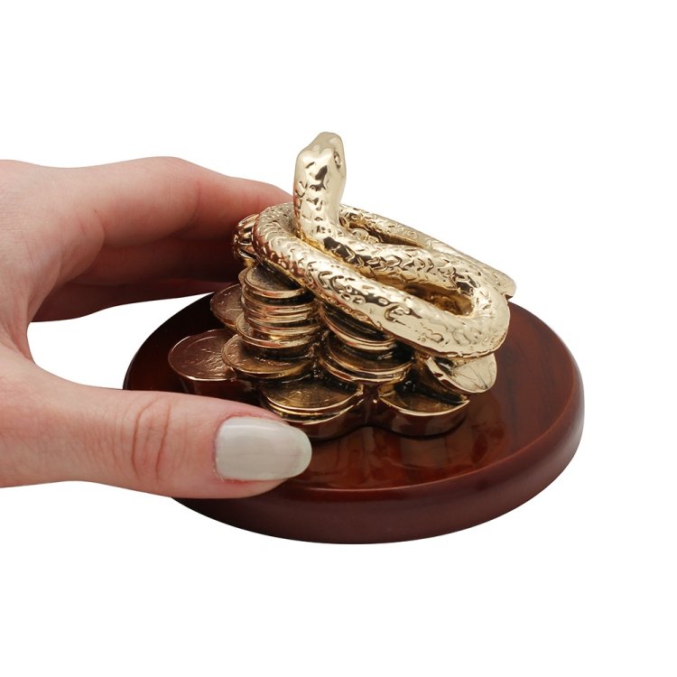 Статуэтка Золотая змея