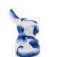 Статуэтка Ослик Голубая гжель ГЛ-231, фотография со спины