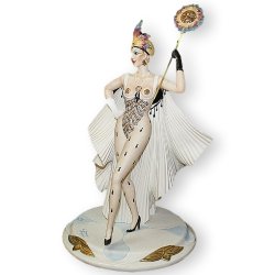 Фарфоровая фигурка Танцовщица кабаре