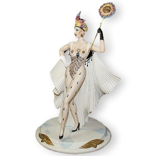 Фарфоровая фигурка Танцовщица кабаре