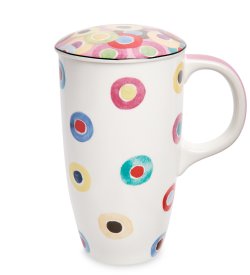 Кружка из фарфора Разноцветные Шарики