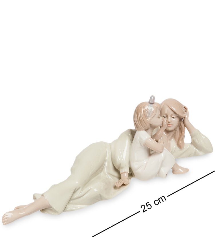 Статуэтка из фарфора Мать с дочкой Женский секреты Pavone JP-15/ 1