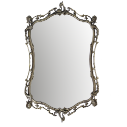 Настенное Зеркало Бикош в раме из бронзы